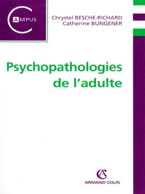 cover image of Psychopathologie de l'adulte